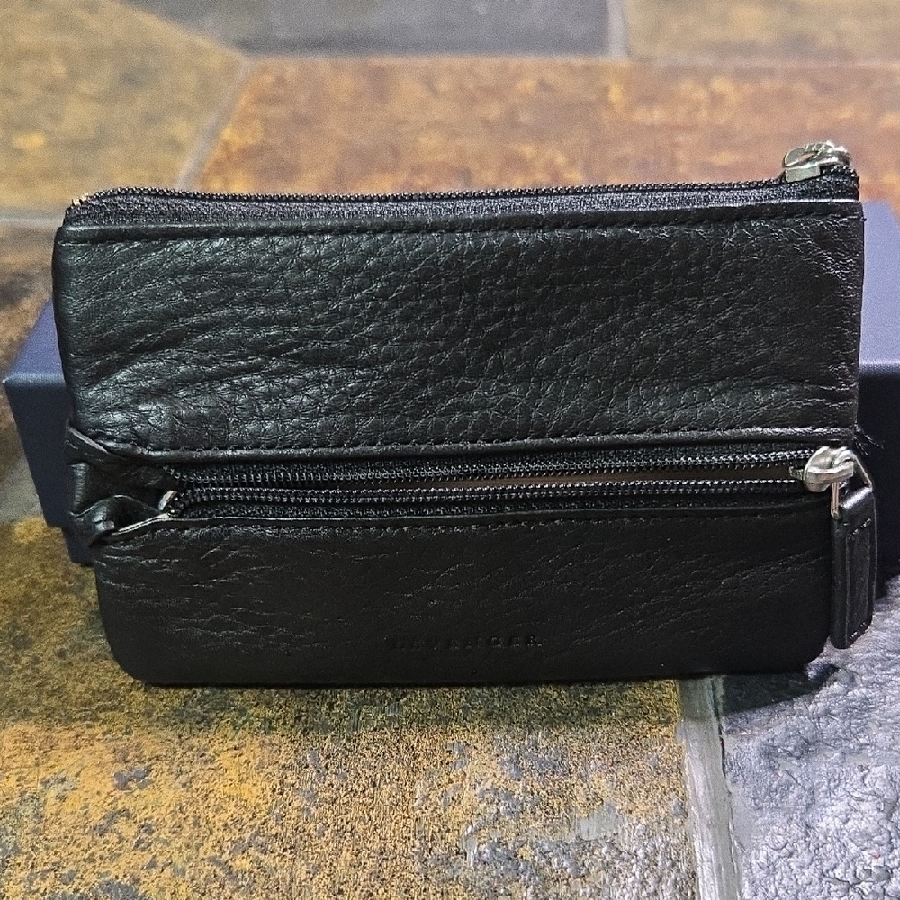 Black Leather Small Wallet